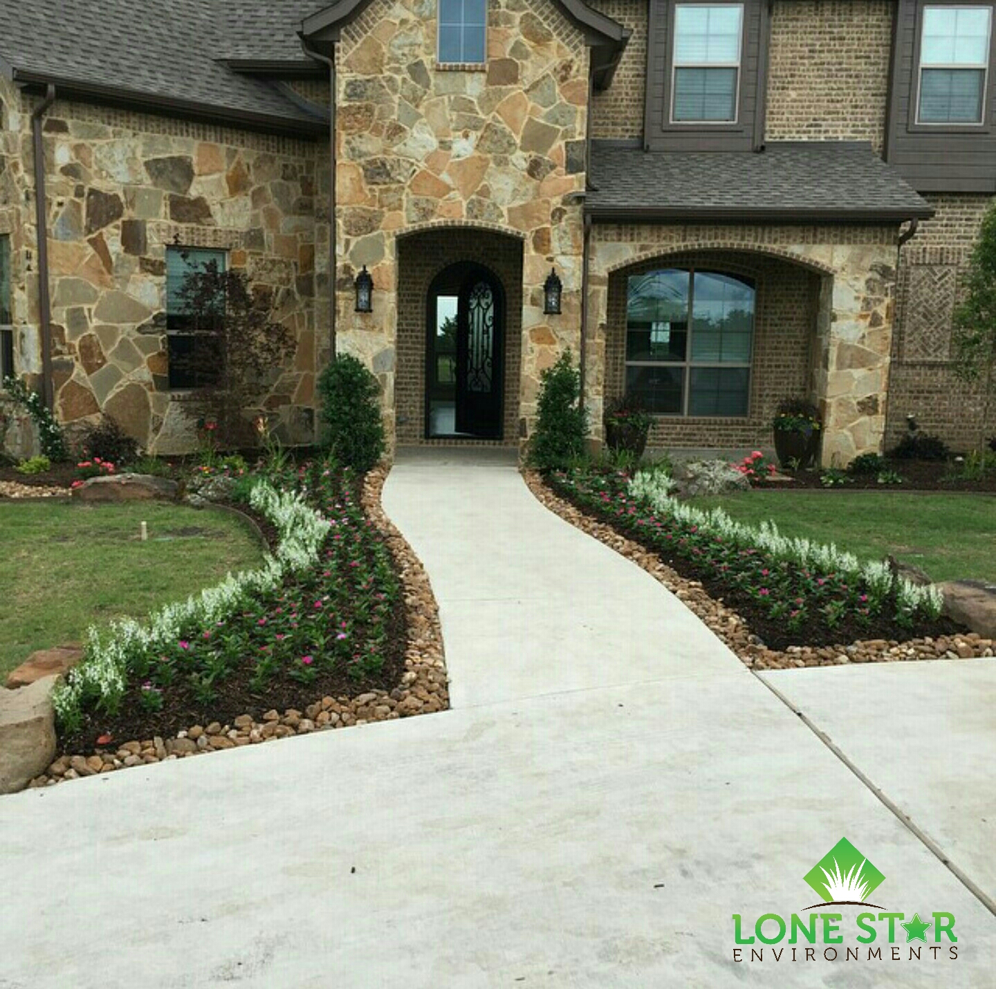 Rockwall-Landscape-Install-Complete rockwall landscape install complete