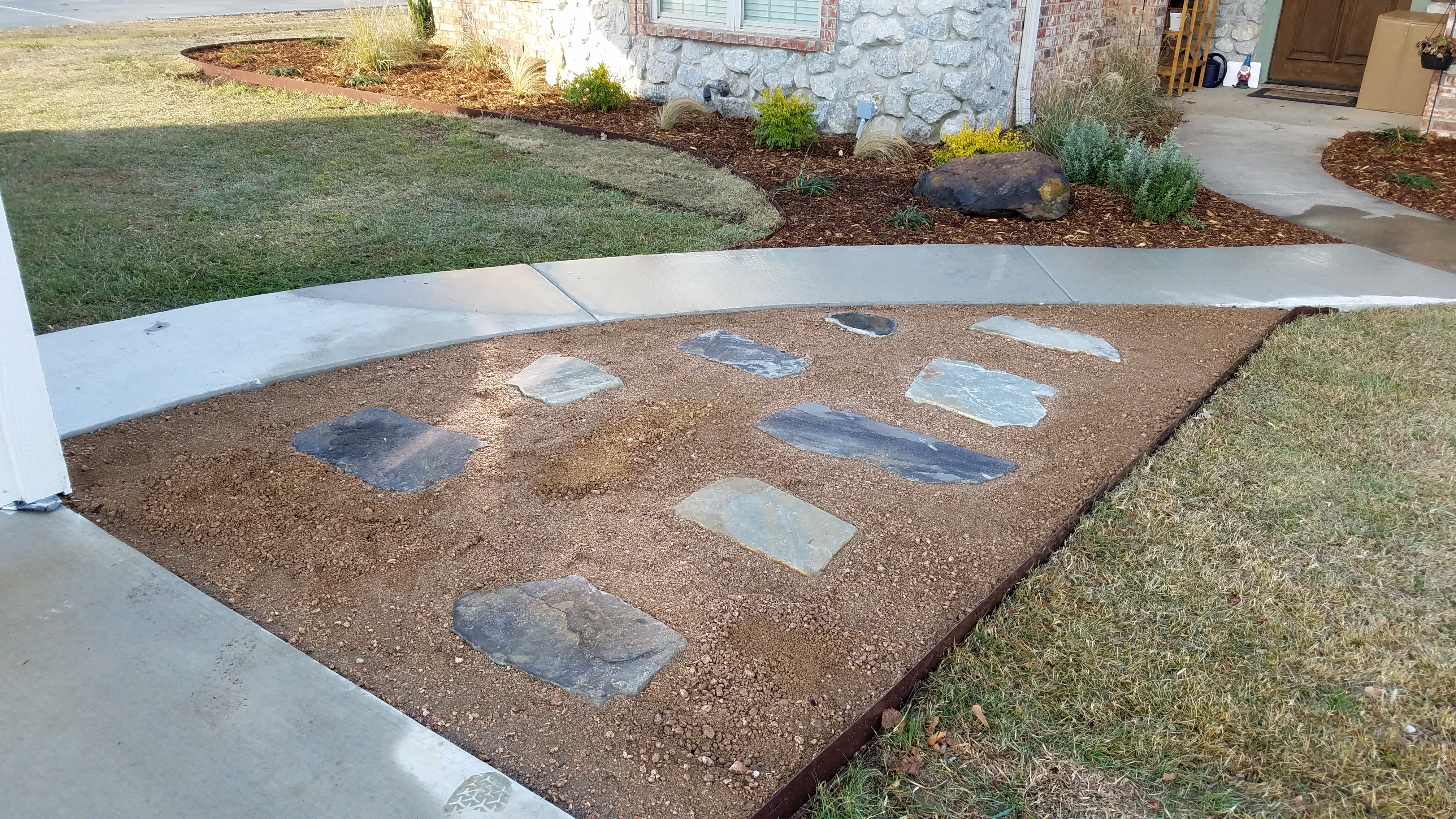 Flagstone-Walkway-Installation-Royse-City-Texas flagstone walkway installation royse city texas